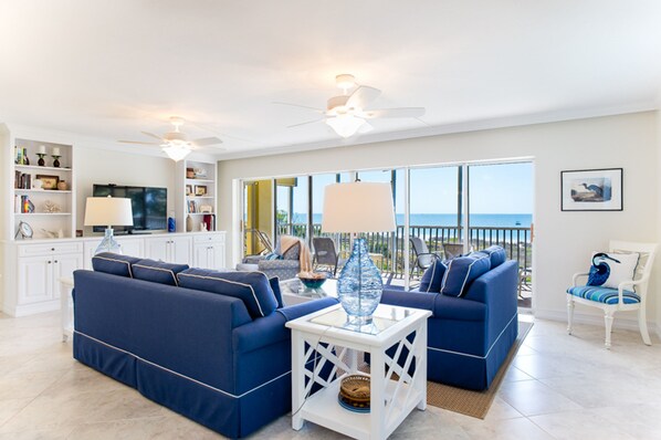 Huoneisto, 3 makuuhuonetta | Oleskelualue | Taulutelevisio