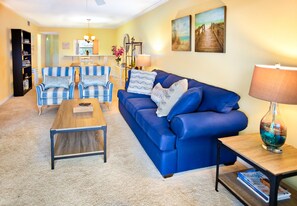 Condo, 2 Bedrooms | Living area | Flat-screen TV