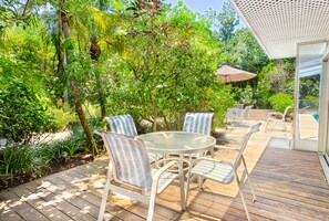 Ferienhaus, 3 Schlafzimmer | Terrasse/Patio