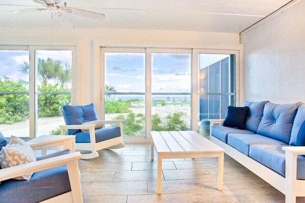 Condo, 2 Bedrooms | Living area | Flat-screen TV - Sandy Bend 1 (Sanibel)
