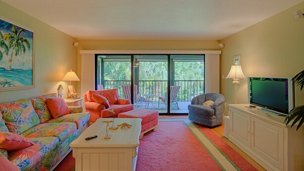 Condo, 3 Bedrooms | Living area | Flat-screen TV - Snug Harbor 311 (Sanibel)