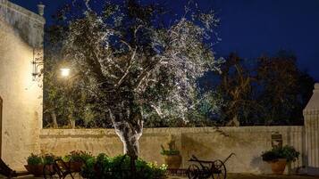 Facciata della struttura - sera/notte