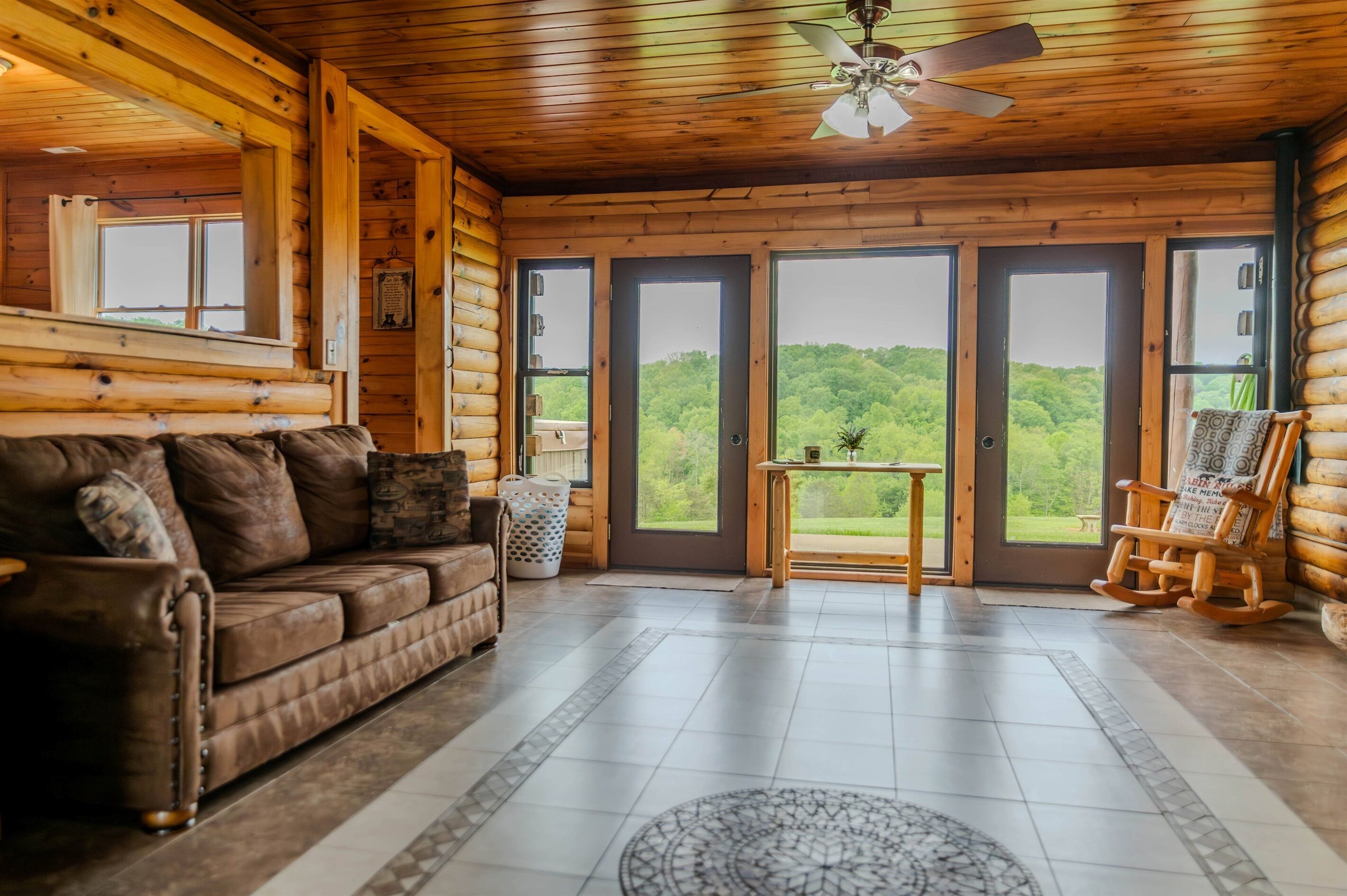 Smart TV, DVD player, books, video library