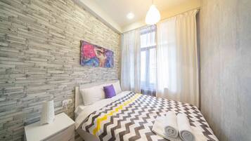 Apartment | 2 Schlafzimmer, Schreibtisch, Verdunkelungsvorhänge