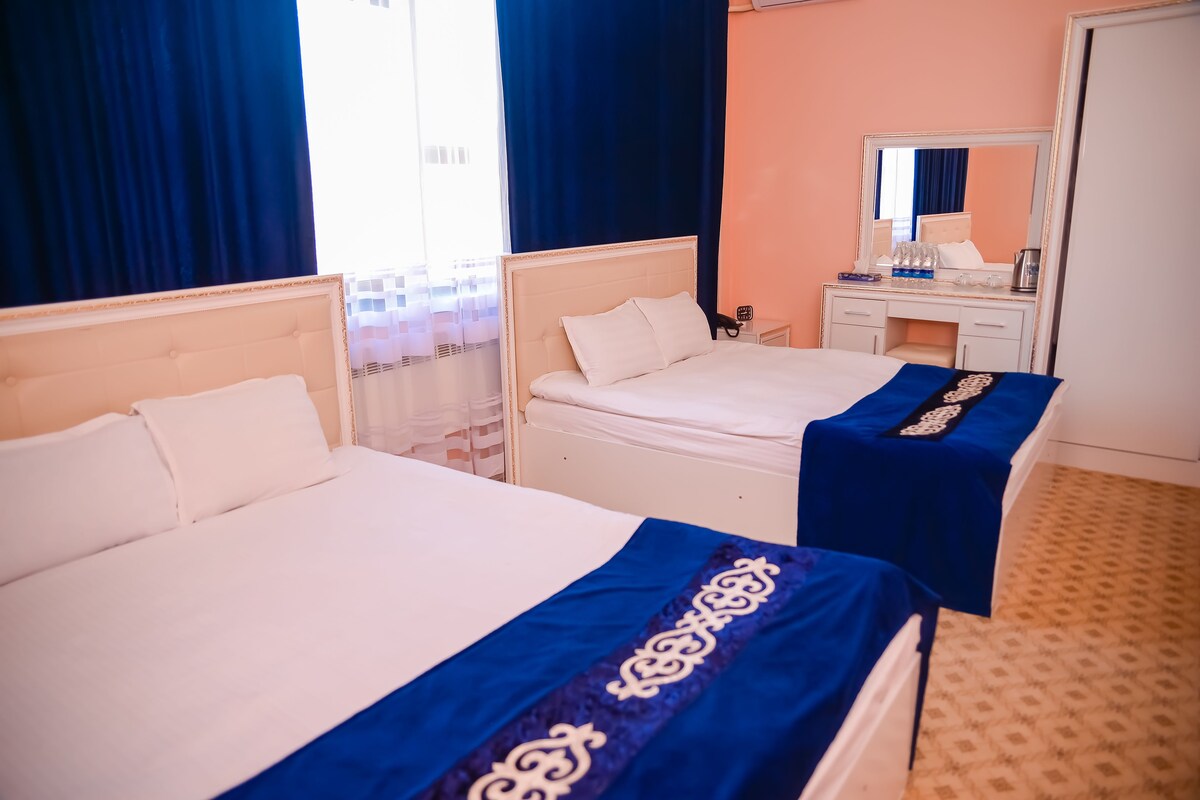ห้องสแตนดาร์ดทวิน | โ ต๊ะทำงาน, ห้องเก็บเสียง, เตารีด/โต๊ะรีดผ้า, เตียงเสริม/เปล