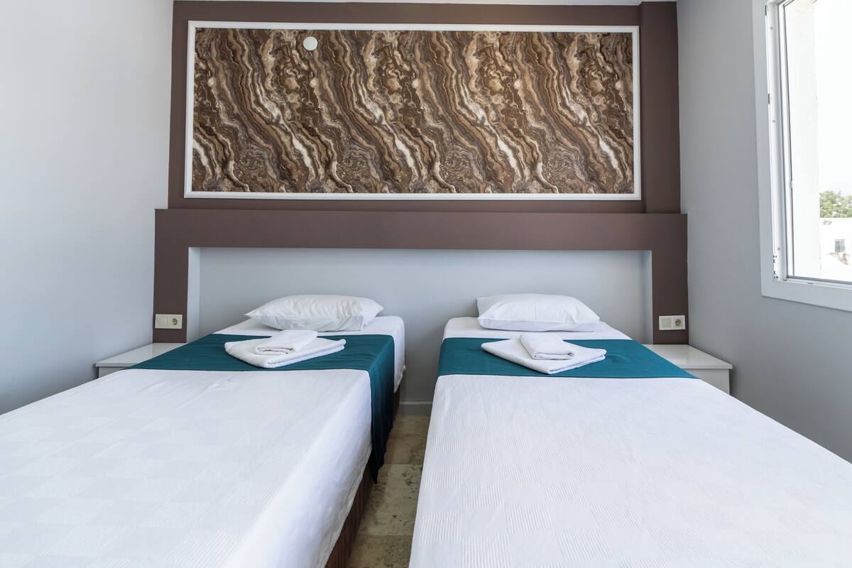 Habitación estándar con 2 camas individuales | 1 dormitorio, minibar, escritorio y wifi gratis