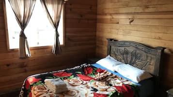Family Cabin, 2 Bedrooms, Kitchen | 2 bedrooms, individually furnished, laptop workspace, blackout curtains