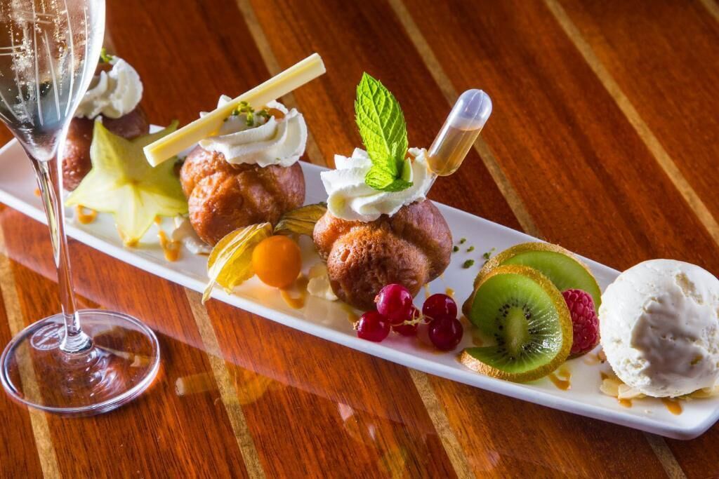 lunch and dinner served, local cuisine