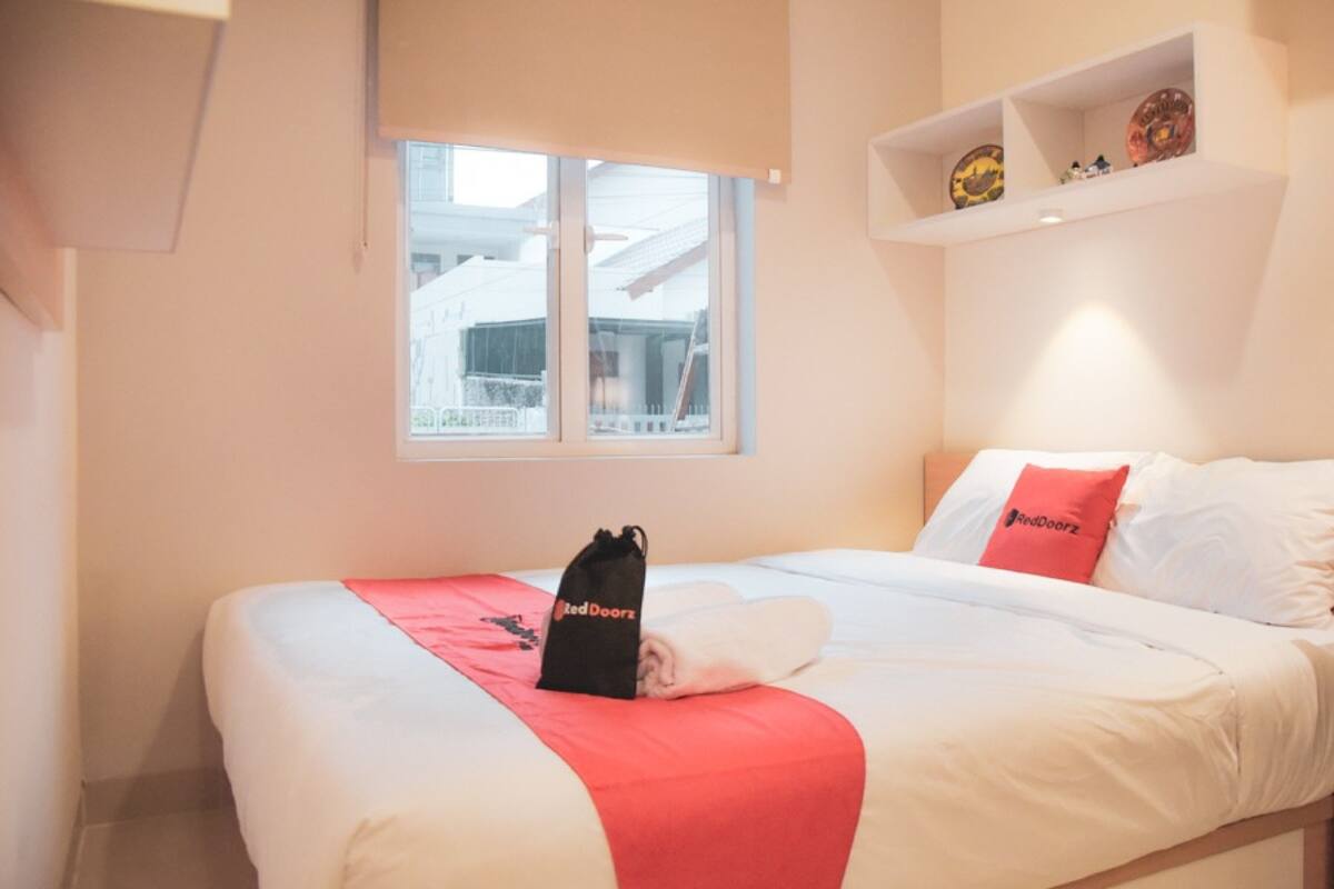 Chambre double | Bureau, accès au Wi-Fi (inclus), literie fournie