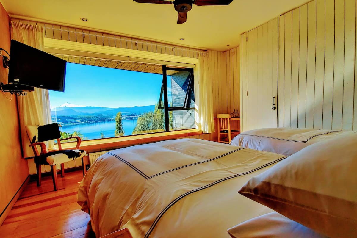 Panoramic Double Room, Lake View | 1 bedroom, Egyptian cotton sheets, premium bedding, pillowtop beds
