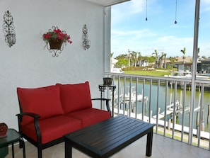 Balcony - Tranquil Waterfront Condo With Pool and Steps to Beach (Marco Island)