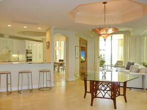 Condo, Multiple Beds (Luxurious beachfront condo in the gra) | Private kitchen | Cookware/dishes/utensils