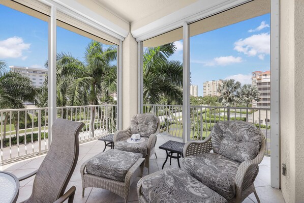 Condo, Multiple Beds (Peaceful condo with pool and steps to) | Property grounds