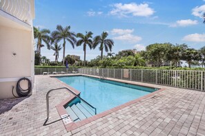 Condo, Multiple Beds (Peaceful condo with pool and steps to) | Pool | A heated pool