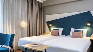 In-room safe, blackout drapes, soundproofing, iron/ironing board