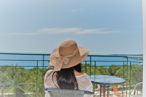 Superior Villa, 3 Bedrooms, Private Pool, Sea View (Georgia) | Balcony view - Georgia & Eri Villas (Kefalonia)