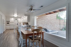 Dining - Lakefront home w Private Beach, Hot Tub, Sauna (Coloma)