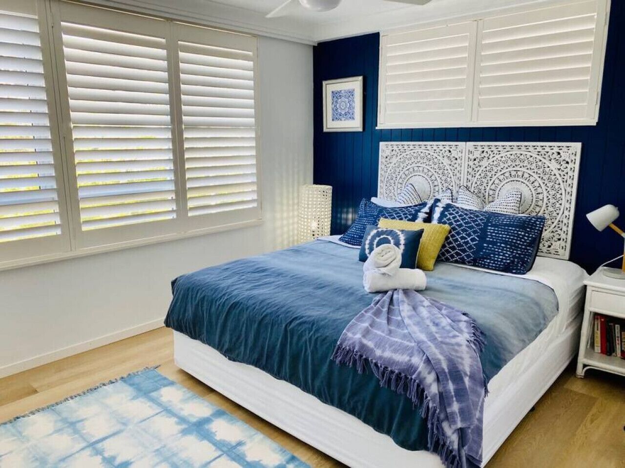 2 bedrooms, desk, iron/ironing board, travel cot
