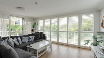 Een smart-tv en boeken