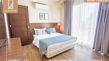 3 bedrooms, in-room safe, iron/ironing board, WiFi