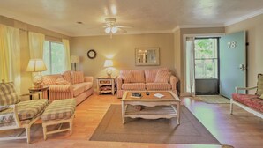 Condo, Garden View | Living area | Flat-screen TV, DVD player - Hilton Head condo (Hilton Head Island)