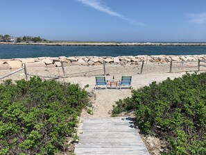 On the beach, sun-loungers - WELLS BEACH FRONT - Direct Beach Access, ocean views, only 1 wk left July 18-25 (Wells)