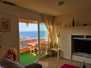Uitzicht vanuit accommodatie
