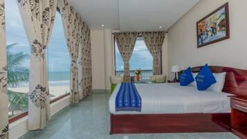 Minibar, desk, blackout curtains, soundproofing