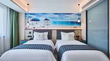 Classic Twin Room | Premium bedding, in-room safe, individually decorated, desk