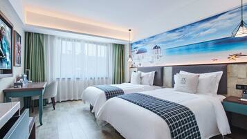 Classic Twin Room | Premium bedding, in-room safe, individually decorated, desk