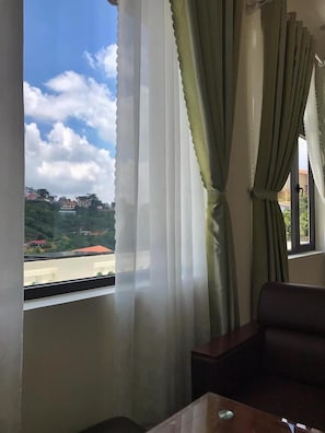 Phòng dành cho gia đình, phòng tắm dùng chung | Quang cảnh thành phố