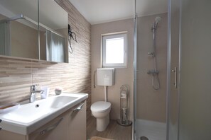 Apartment, 2 Bedrooms | Bathroom | Shower, towels, toilet paper - Two Storey Apartment Morea (Malinska-Dubasnica)