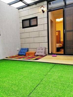 Habitación doble | Terraza o patio