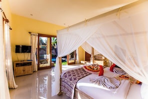Villa, 1 Bedroom, Private Pool | 1 bedroom, individually decorated, individually furnished, desk