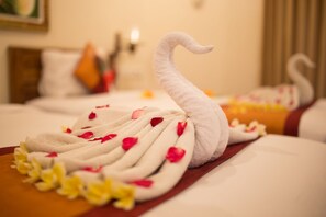 Deluxe Room, Pool View | 1 bedroom, individually decorated, individually furnished, desk