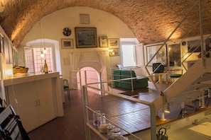 Interior - Loft in Forte Stella, built by Cosimo de' Medici in the 16th century (Portoferraio)