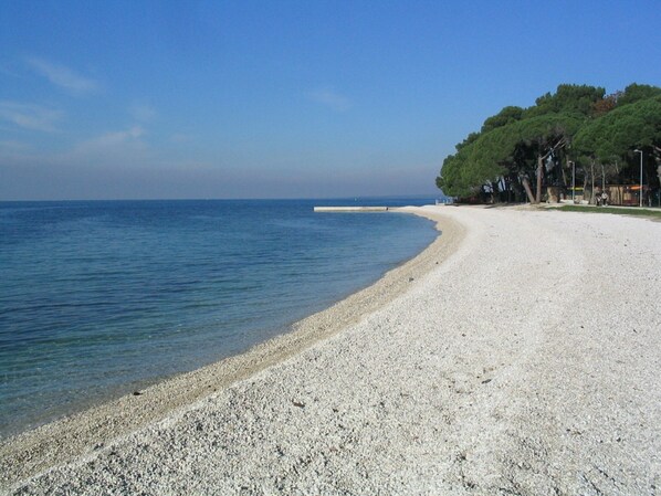 En la playa