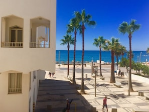 On the beach, beach towels - Amazing Ocean View Apartment steps from the beach (quarteira)
