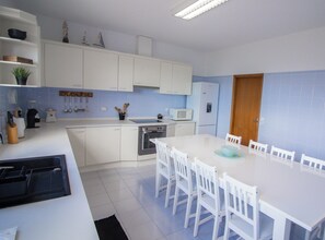 Microwave, oven, coffee/tea maker, electric kettle