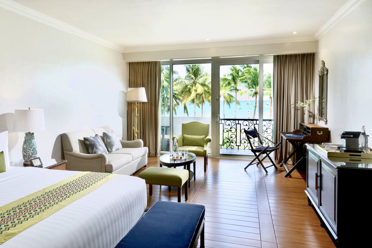 Beachfront Junior Suite - Double | Hochwertige Bettwaren, Pillowtop-Betten, Zimmersafe, Schreibtisch