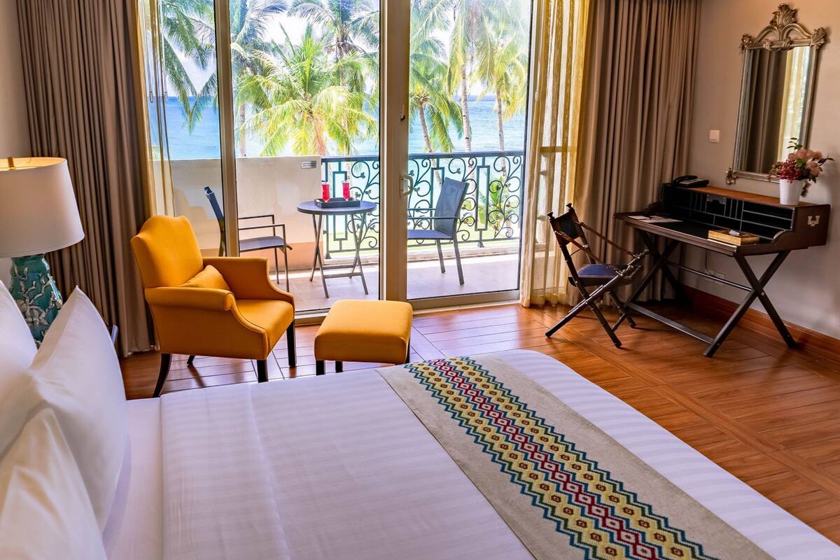 Beach Front Premier Sea view - B7 | Hochwertige Bettwaren, Pillowtop-Betten, Zimmersafe, Schreibtisch