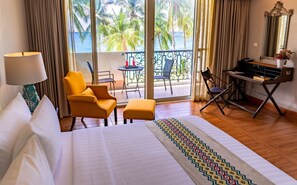 Beach Front Premier Sea view - B7 | 高級寝具、ピロートップベッド、セーフティボックス (室内)、客室ごとに異なる装飾