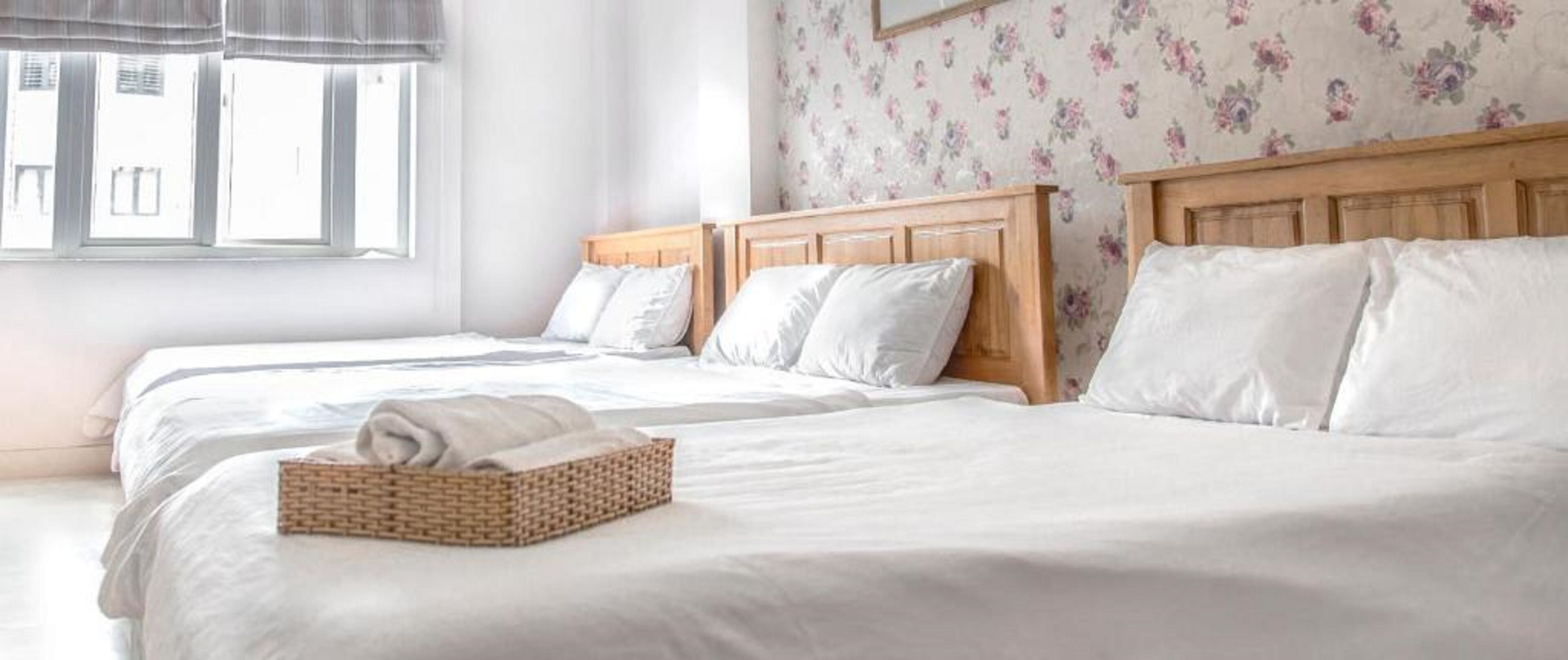 desk, blackout curtains, free wifi, bed sheets