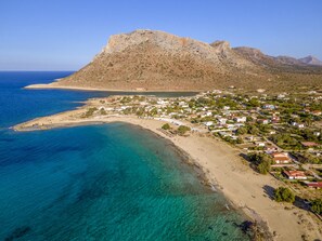 On the beach - Villa Nefeli close to the sea (Stavros)