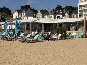 On the beach