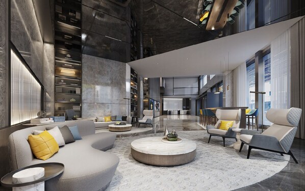 Àrea amb seients del vestíbul