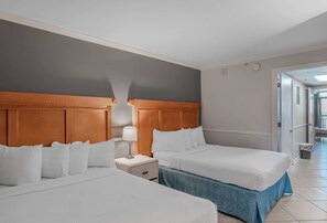 Blackout drapes, free WiFi, bed sheets