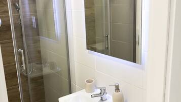 Free toiletries, hair dryer, towels, toilet paper