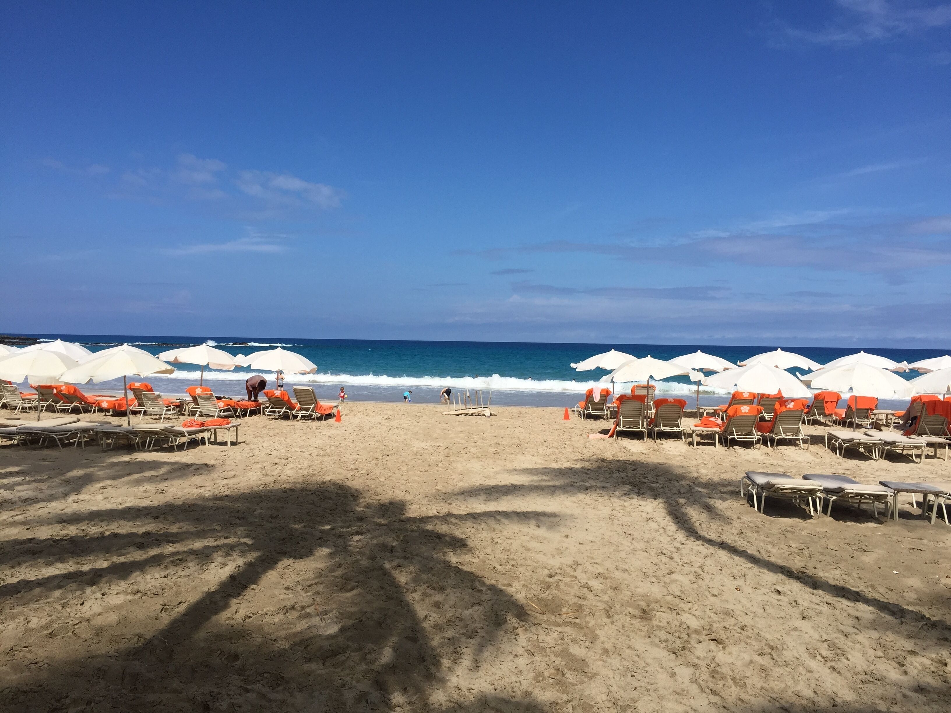 Sun loungers, beach towels