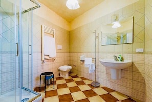 Ducha, toallas